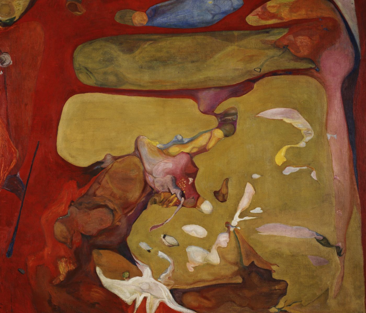 Erna Rosenstein, Source [Źródło], 1965, oil on canvas, 146,5 x 117,5 cm © Zachęta – National Gallery of Art collection